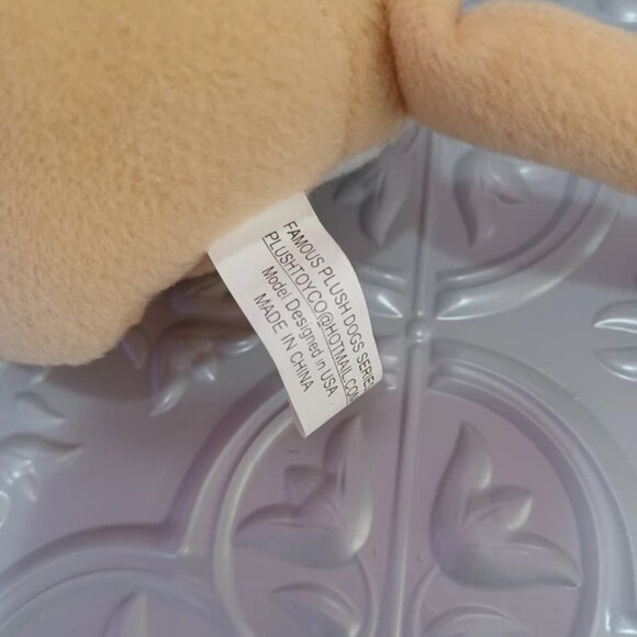 Famous Plush Dogs Series GREAT DANE Realistic Bean Filled 6” Toy - Picture 4 of 4